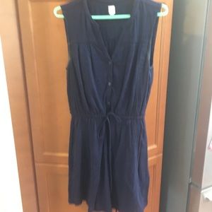 Navy eyelet Gap sundress